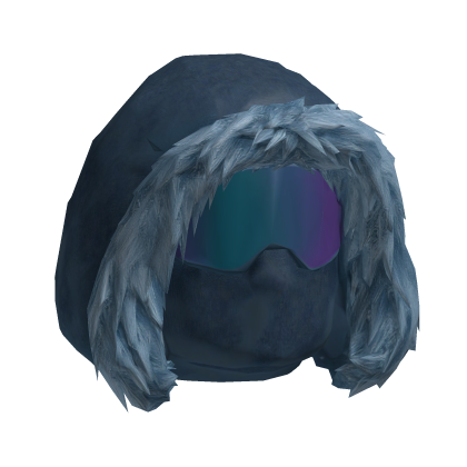 Blue Tactical Fur Mask Roblox item