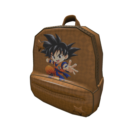 Chibi Goku Orange Anime Backpack Roblox item