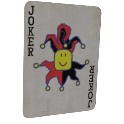 Joker's Wild Cardback - Roblox