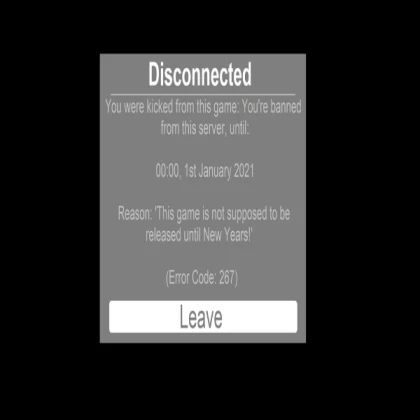 Roblox Ban Message