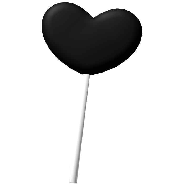 ,, 🖤. black heart lollipop