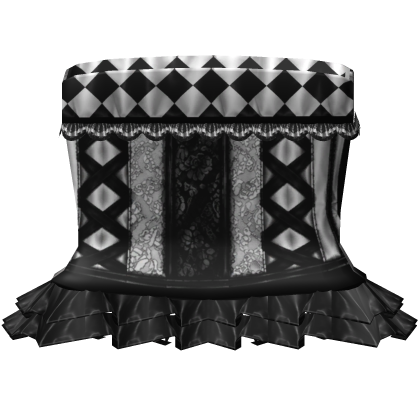 black and white clown dress