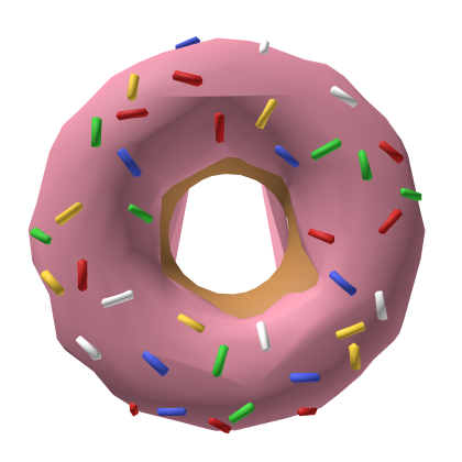 Pink Sprinkled Donut Backpack Roblox item