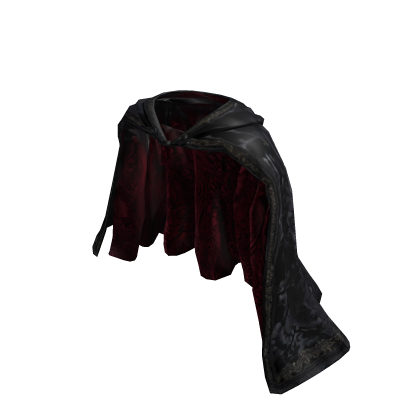 Dark Red Gothic Vampire Cloak Cape Dracula Roblox item