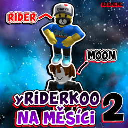 Rider on moon