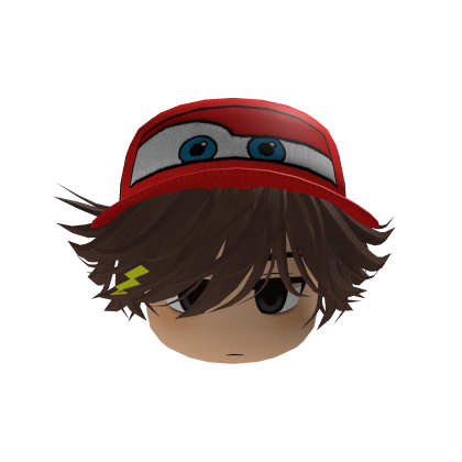 lightning mcqueen with brown hair  Roblox item