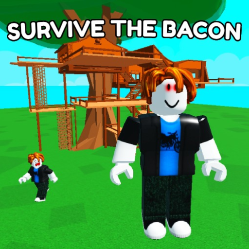 Survive Bacon The Killer official Roblox game thumbnail