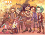 Cartoon nerds