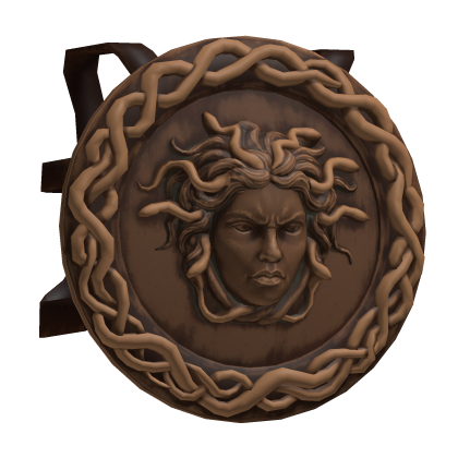 Brown Medusa Back Shield