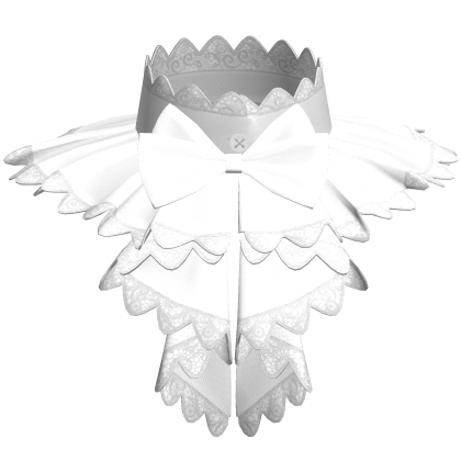 Ruffled Collar White Necklace Kawaii Lace Choker