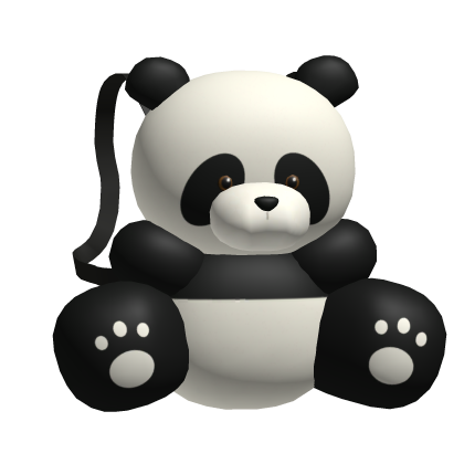 Black Panda Bear Plushie [3.0]