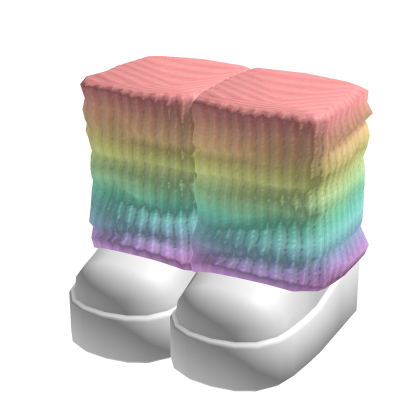 Rainbow Pastel Leg Warmers