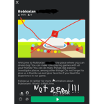 #Robloxianisntarealgame
