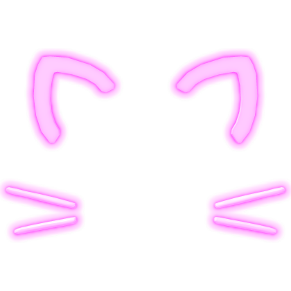 Neon Pink Hello Kitty Filter (Glowing Emissive) Roblox item