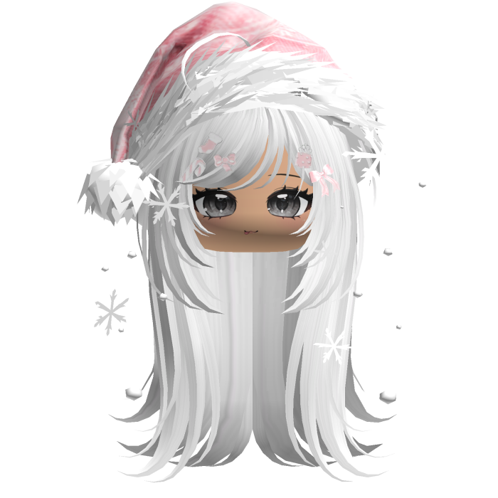 Emo Vamp Christmas Hair (White)