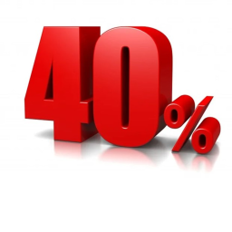 40%