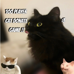 100 player cat donate game every device !!