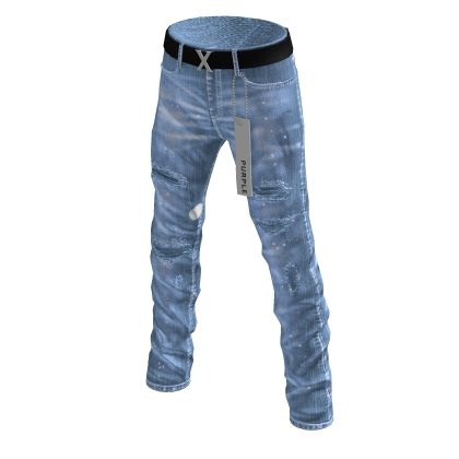 Purple Brand Stacked Denim Atl Rapper Skinny Jeans