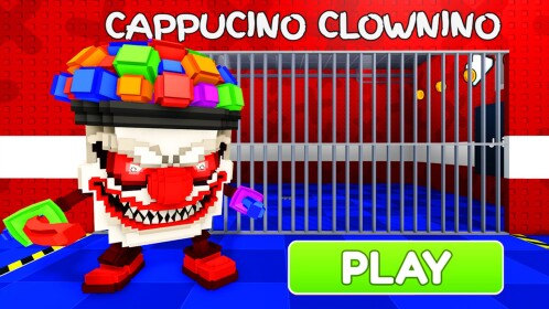 CAPUCCINO CLOWNINO BRAINROT PRISON RUN OBBY!