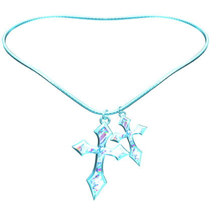 Blue Diamond Cross Chain Roblox item