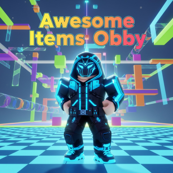 super fun obby items at the end