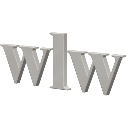 WLW Silver Shoulder Tag
