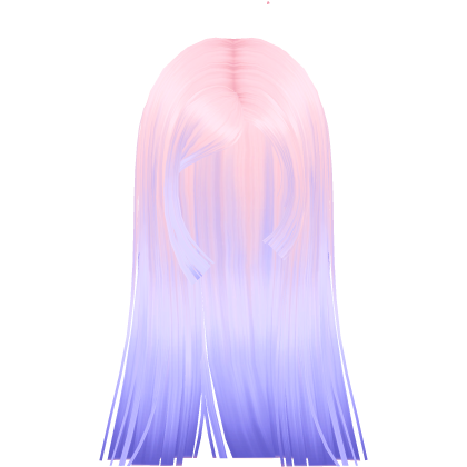 Glowy Long Flowy Hime Cut (Sorbet Pink) Roblox item