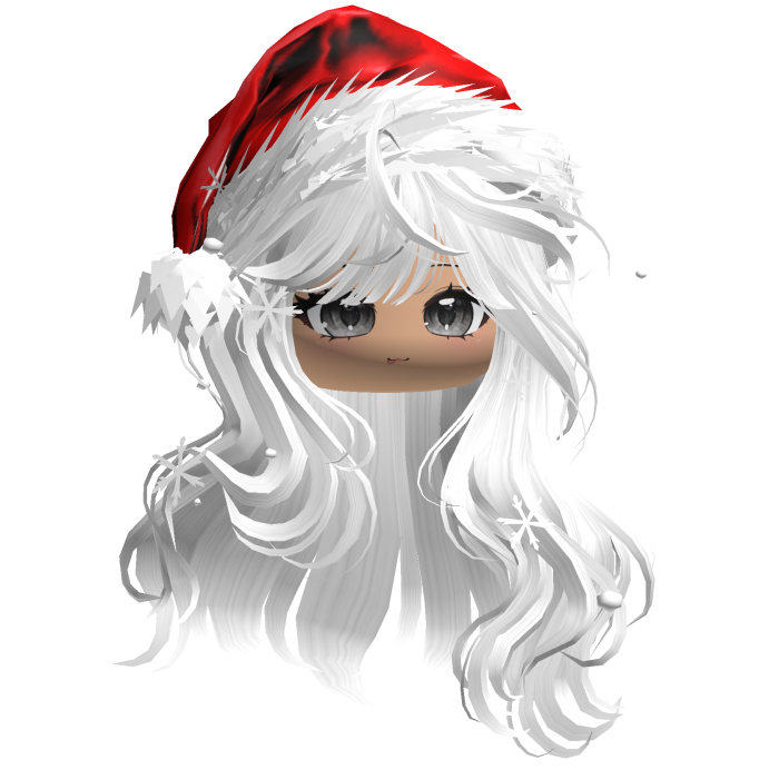 Christmas Waves w/Santa Hat (White)