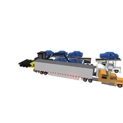 some semi trucks