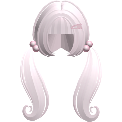 ♡ adorable moe wavy long cute  pigtails (pink)