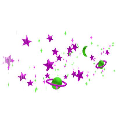 Neon stars Aura Animated