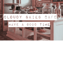 Cloudy skies cafe