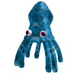 Blue Sparkle Squid