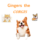 Gingers the corgis