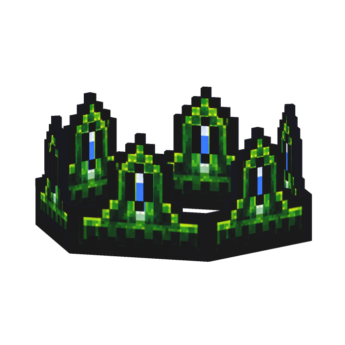 Green 8-Bit Crown ADD-ON