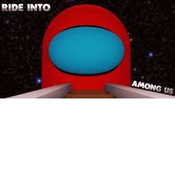 CART RIDE IN TO AMONG US!!!!!