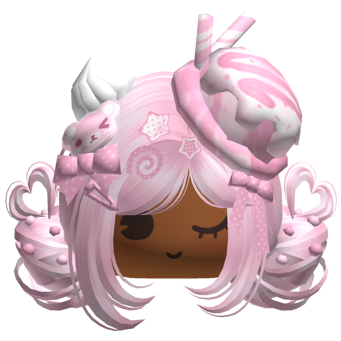 ♡ Ice Cream Girly Buns (Strawberry)