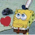 Spongebob is cool but hes sad