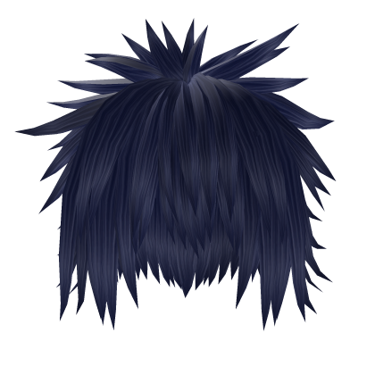 Messy Spiky Emo Silver Hair Roblox item