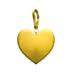 Golden Heart Keychain