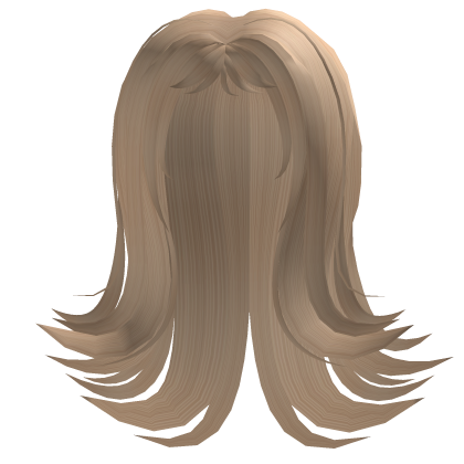 Retro Feathered Flared Hair in Blonde