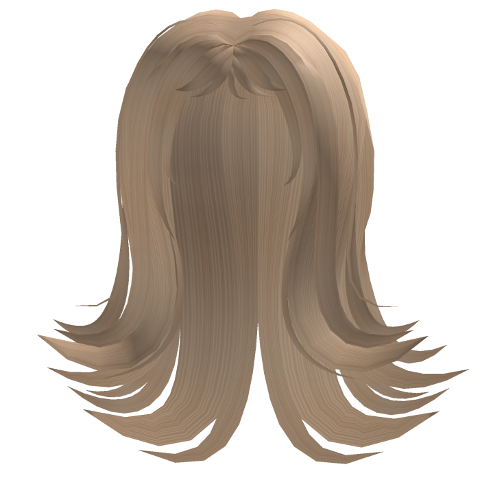Retro Feathered Flared Hair in Blonde
