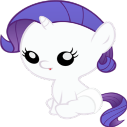 cute baby rarity Roblox decal