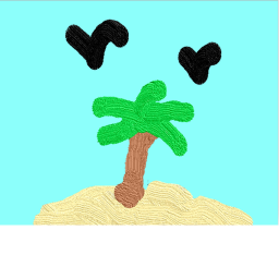 super fun beach party island