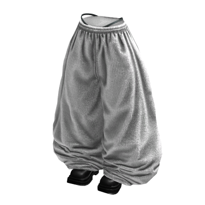 Fade Balloon Sweatpants (White Slate Grey)
