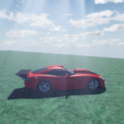 a classic driving game