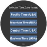 Changed the Time Zone