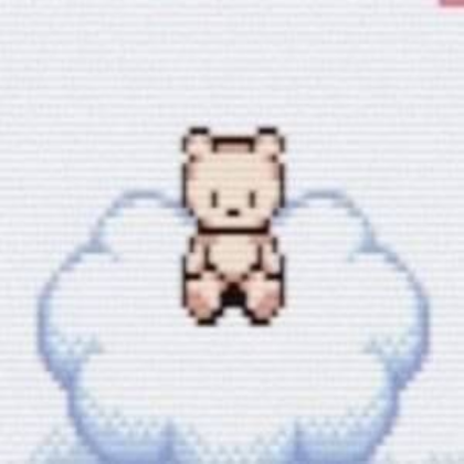 pixel teddy bear Roblox decal