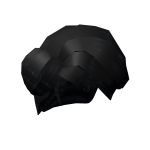 Black Side-Swept Fringe Hair