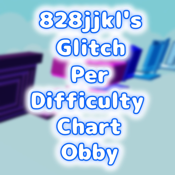 828jjkl's Glitch Per Difficulty Chart Obby
